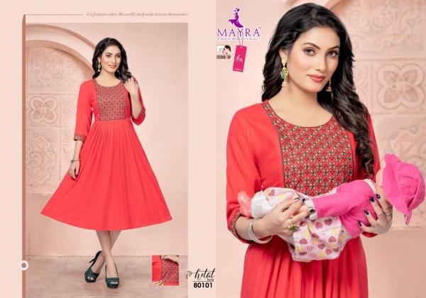 Mayra Hetal Vol 2 Fancy Feeding Kurti Collection